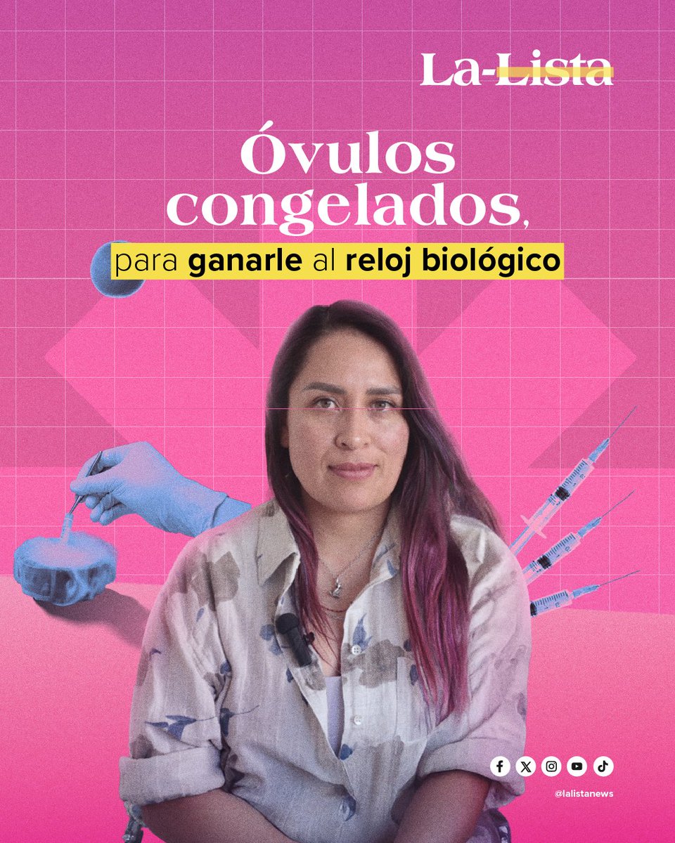 ¿Para qué congelar óvulos?

Gabriela Ortiz escogió esta técnica para garantizar su derecho a elegir sin presiones. Aún no sabe si quiere ser madre, pero le da paz tener otros años para pensarlo.

📌bit.ly/42QHzoy
✍️ <a href="/aurapaog/">Aura Paola</a>