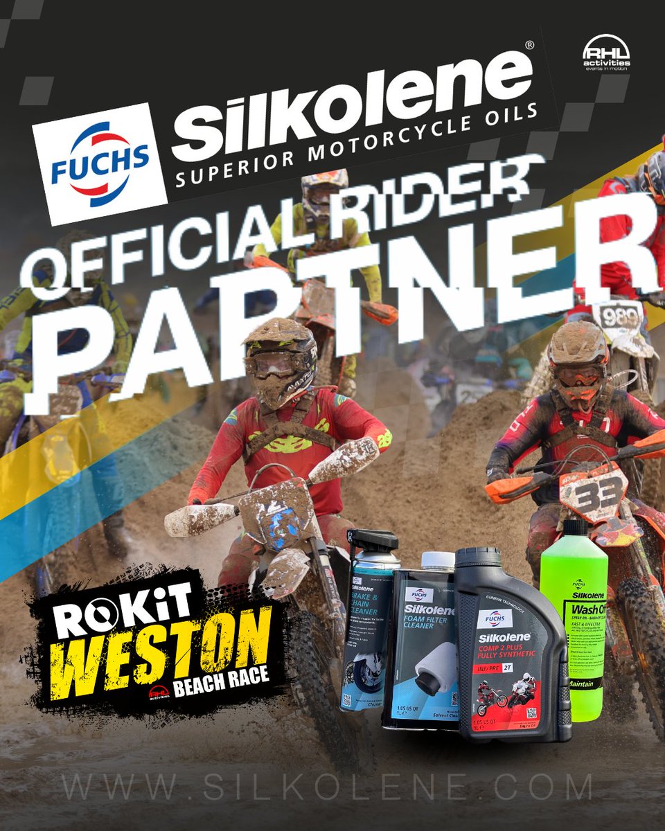FUCHS Silkolene (@fuchs_silkolene) on Twitter photo 🔥 FUCHS Silkolene x <a href="/WestonBeachRace/">Weston Beach Race</a> is BACK for 2025! 🔥
Read more here 👉 ow.ly/R32g50UWQtq
#FUCHSSilkolene #SuperiorMotorcycleOils #WestonBeachRace #Offroad 🔥 FUCHS Silkolene x <a href="/WestonBeachRace/">Weston Beach Race</a> is BACK for 2025! 🔥
Read more here 👉 ow.ly/R32g50UWQtq
#FUCHSSilkolene #SuperiorMotorcycleOils #WestonBeachRace #Offroad
