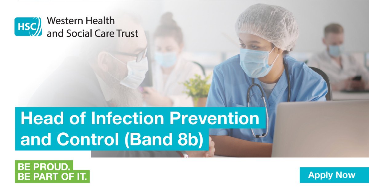 HSCworkforce (@hscworkforce) on Twitter photo The <a href="/WesternHSCTrust/">Western Trust</a> are seeking a Head of Infection Prevention and Control (Band 8b) on a permanent, full-time basis.
Apply online today: hubs.ly/Q035ZZD90
It is anticipated that interviews will take place week commencing 24th February 2025. The <a href="/WesternHSCTrust/">Western Trust</a> are seeking a Head of Infection Prevention and Control (Band 8b) on a permanent, full-time basis.
Apply online today: hubs.ly/Q035ZZD90
It is anticipated that interviews will take place week commencing 24th February 2025.