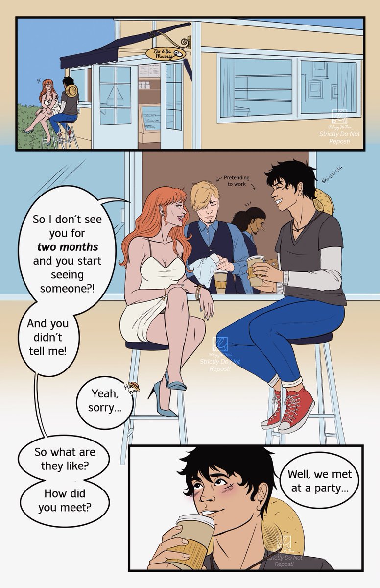EyyItsBei's tweet photo. "My, Oh My" 1/3
My first comic for my "Best for Last" modern AU!!! 
Luffy's POV on meeting Zoro for the first time ☺️
#BFLAU #OnePiece #Zolu #Luzo https://t.co/wrd6eQRFCn