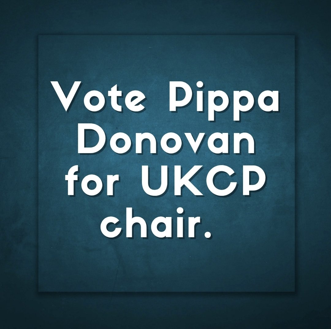 UKCP members! The ballot is open, you know what to do!
