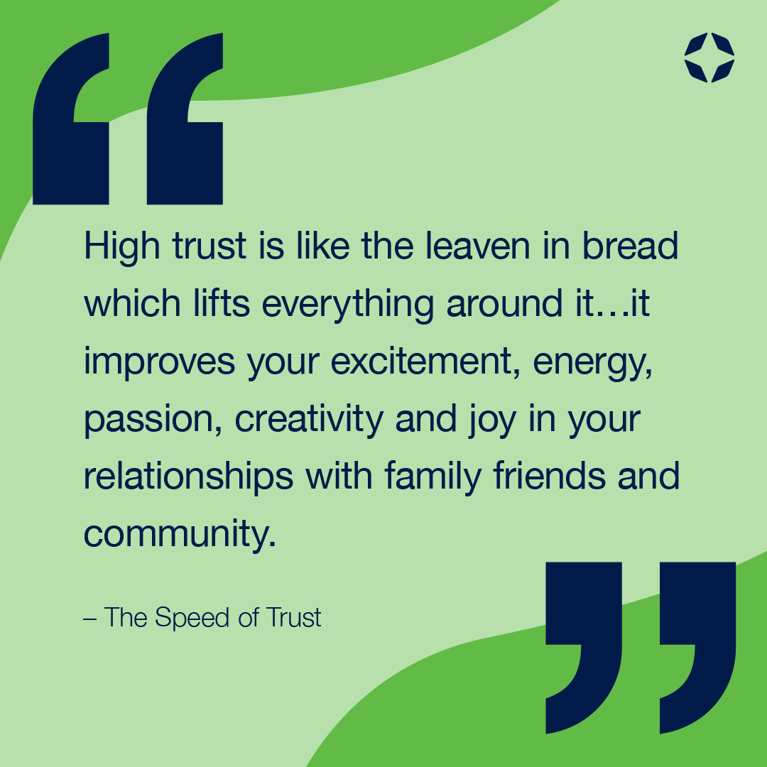 How does high trust uplift your students? 

#LeaderInMe #LIM #Lead #Leaven #Relationships #Community #HighTrust #SpeedOfTrust