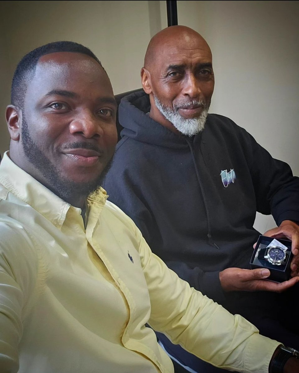 I visited this man today and brought a gift with me. Truth be told no gift can express the amount of thanks I have for him being in my life. If it wasn't for him I wouldn't have started my entrepreneurial journey and became the person I am today. Gilroy Brown is one of my biggest