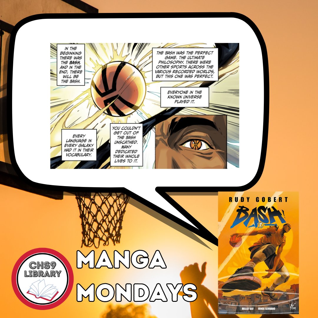 CHS9LIB's tweet image. For Rudy, his only shot at a better life is becoming a star BASH player, a deadly version of basketball. But when he discovers he’s no ordinary kid, he finds himself on a fantastic journey to become a superstar.
#CHS9Reads #MangaMonday #BlackHistoryMonth @CISDLib
