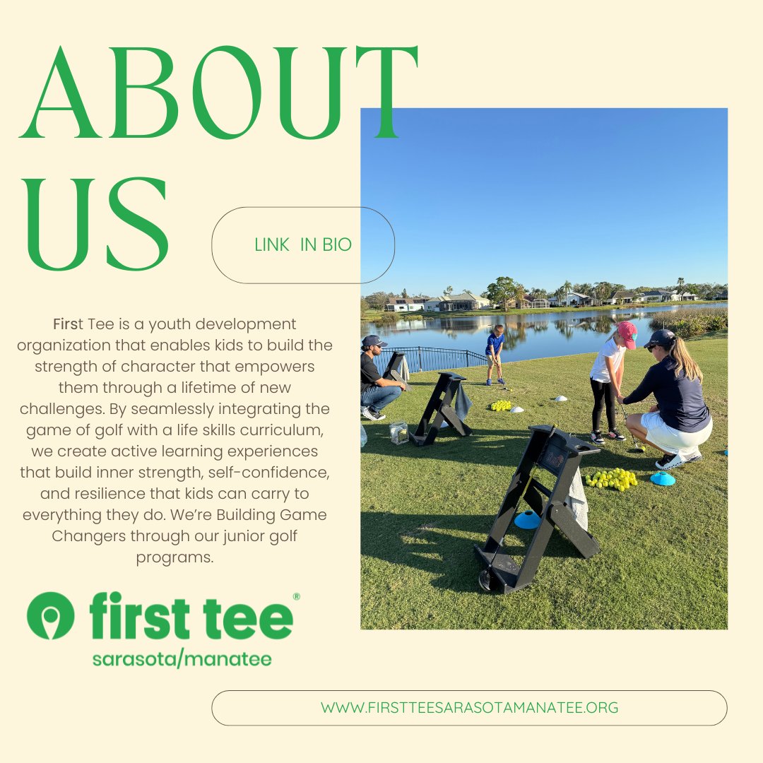 Get to know us a little bit better 🥰

#FirstTee #BuildingGameChangers