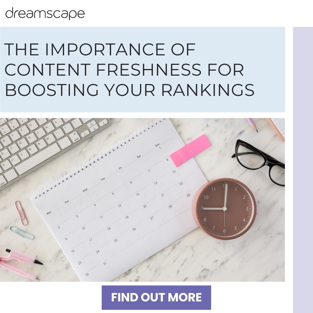 DreamscapeUK's tweet photo. What is the importance of content freshness for boosting your rankings?

Discover the importance of content freshness for boosting your rankings: https://t.co/OibtKBkiqL

#ContentCreation #ContentMarketing #ContentFreshness #ContentStrategy #FreshContent https://t.co/LWIGMrdk2D
