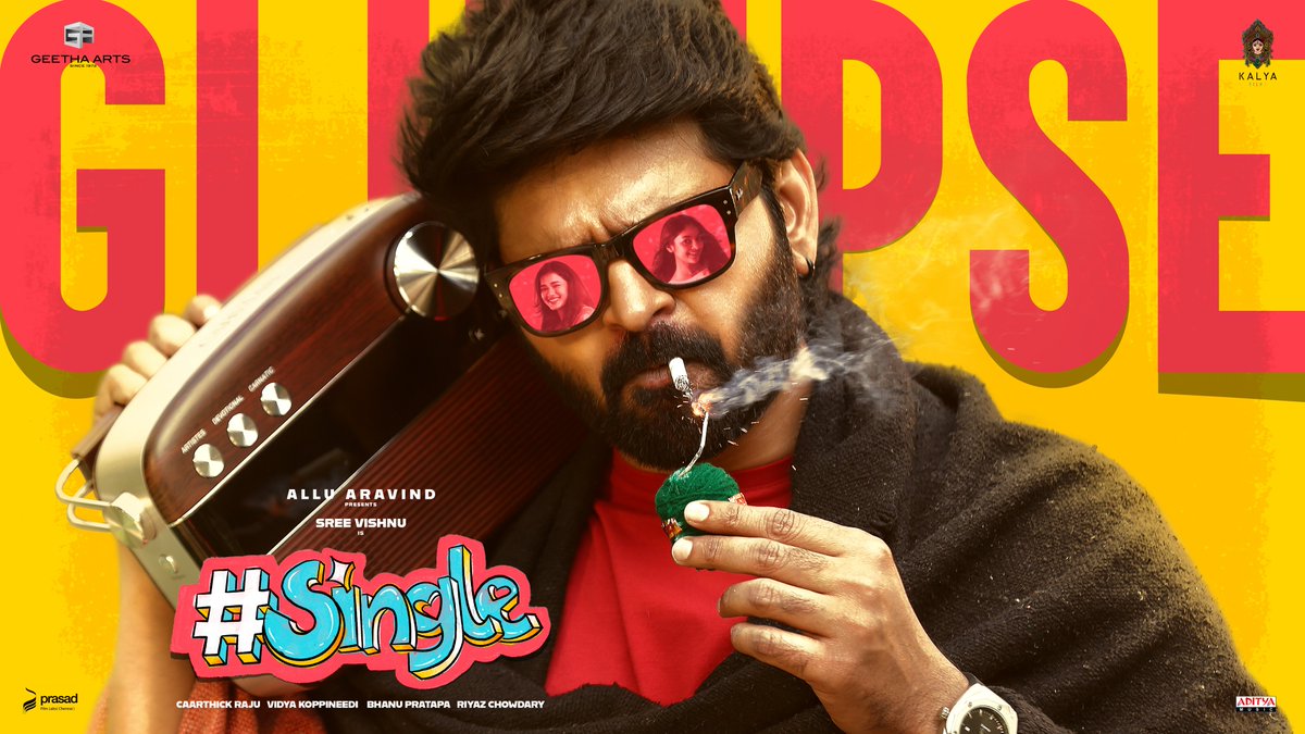Editor PraveenKl (@cinemainmygenes) on Twitter photo The Crazy Single Arrives!๐
A laughter riot with an entertainment blast guaranteed๐ฅ
<a href="/sreevishnuoffl/">Sree Vishnu</a> is #Single ๐คฉ
Blasting glimpse out now!๐ฃ๐ฅ
โถ๏ธ youtu.be/d3bbZsRTxNk
<a href="/TheKetikaSharma/">Ketika Sharma</a> <a href="/i__ivana_/">Ivana</a> #AlluAravind <a href="/caarthickraju/">Caarthick Raju</a> #VidyaKoppineedi <a href="/vennelakishore/">vennela kishore</a> The Crazy Single Arrives!๐
A laughter riot with an entertainment blast guaranteed๐ฅ
<a href="/sreevishnuoffl/">Sree Vishnu</a> is #Single ๐คฉ
Blasting glimpse out now!๐ฃ๐ฅ
โถ๏ธ youtu.be/d3bbZsRTxNk
<a href="/TheKetikaSharma/">Ketika Sharma</a> <a href="/i__ivana_/">Ivana</a> #AlluAravind <a href="/caarthickraju/">Caarthick Raju</a> #VidyaKoppineedi <a href="/vennelakishore/">vennela kishore</a>