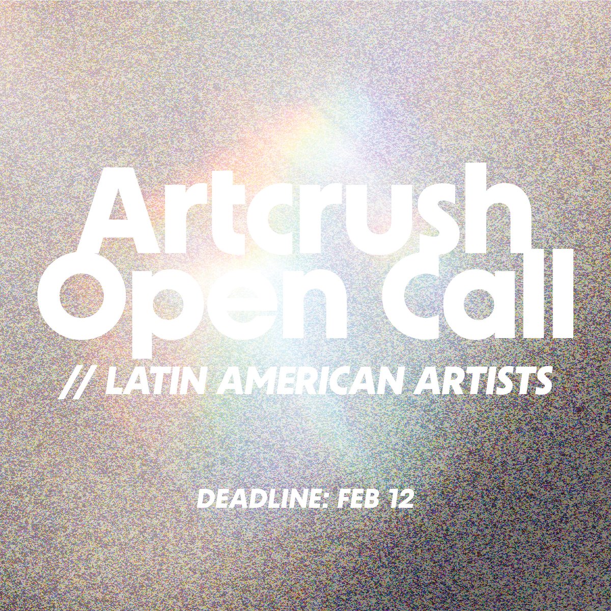 ❤️‍🔥 OPEN CALL // Latin American artists!  

One artist will be exhibited on 140 billboards across Romania 🇷🇴 via <a href="/artcrush/"></a> during the month of April. Shout out to the wonderful <a href="/MathieuFrance/">Mathieu France - @ArtcrushGallery</a> &amp; the whole ArtCrush team 🔥

To Enter: 
🌸 Retweet 
🌸 Follow <a href="/artcrush/"></a>