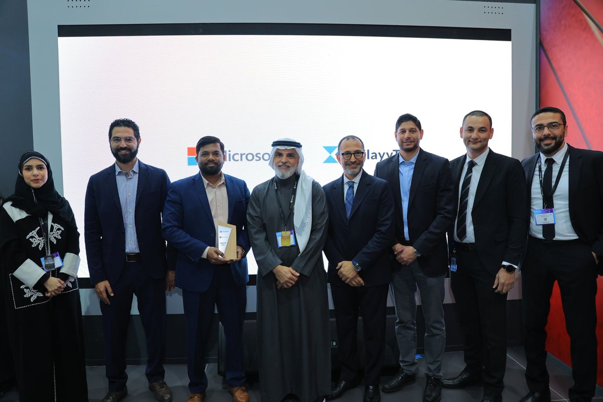 KlayyTech's tweet photo. Klayytech is honored to be recognized by Microsoft for our participation in #LEAP25

This award reflects our commitment to innovation and excellence in the tech industry. A huge thank you to #Microsoft for this opportunity and to our incredible team for their hard work and dedication! 

Together, we’re shaping the future of technology. 

@Microsoft_Saudi 

#MicrosoftArabia  #MicrosoftAI #LEAP2025 #Klayytech