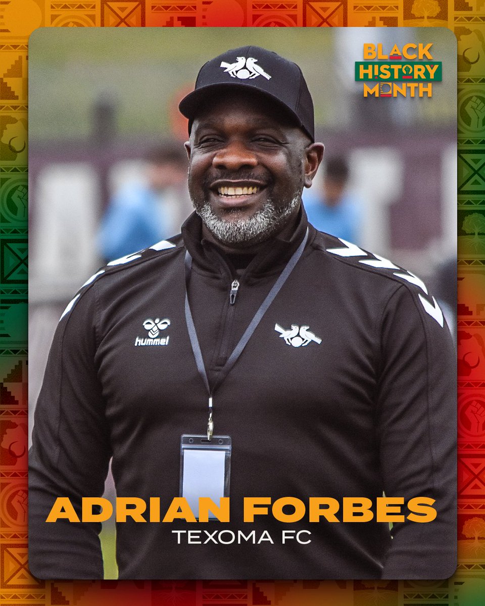 USLLeagueOne's tweet image. 𝙈𝙖𝙠𝙞𝙣𝙜 𝙝𝙞𝙨 𝙢𝙖𝙧𝙠 ✔️

@USLTexoma Head Coach @Forbesie7 can’t wait for the season to start and make the most of this opportunity in the States! 👊

#BlackHistoryMonth