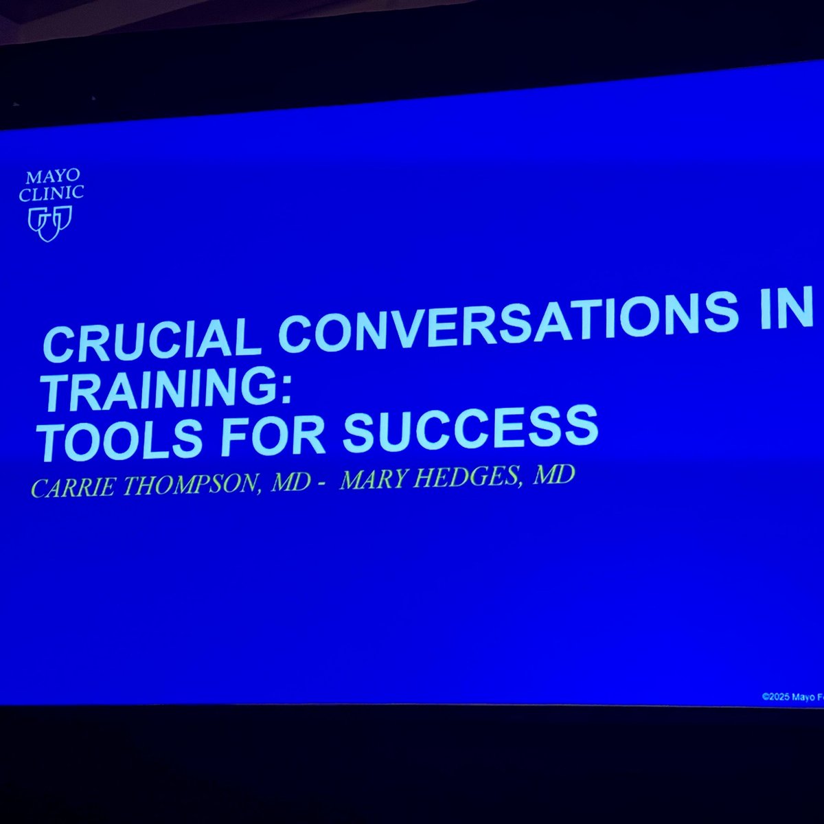 Mary Hedges, MD (@maryhedgesmd) on Twitter photo Enriched and honored to present crucial conversations and generational differences with <a href="/CaThompsonMD/">Carrie Thompson, MD</a> at the enterprise #MCSGME2025 program director meeting. <a href="/MayoFL_IMRES/">Mayo Clinic Internal Medicine Residency - Florida</a> <a href="/MayoMN_IMRES/">Mayo Clinic Internal Medicine Residency Rochester</a> Enriched and honored to present crucial conversations and generational differences with <a href="/CaThompsonMD/">Carrie Thompson, MD</a> at the enterprise #MCSGME2025 program director meeting. <a href="/MayoFL_IMRES/">Mayo Clinic Internal Medicine Residency - Florida</a> <a href="/MayoMN_IMRES/">Mayo Clinic Internal Medicine Residency Rochester</a>
