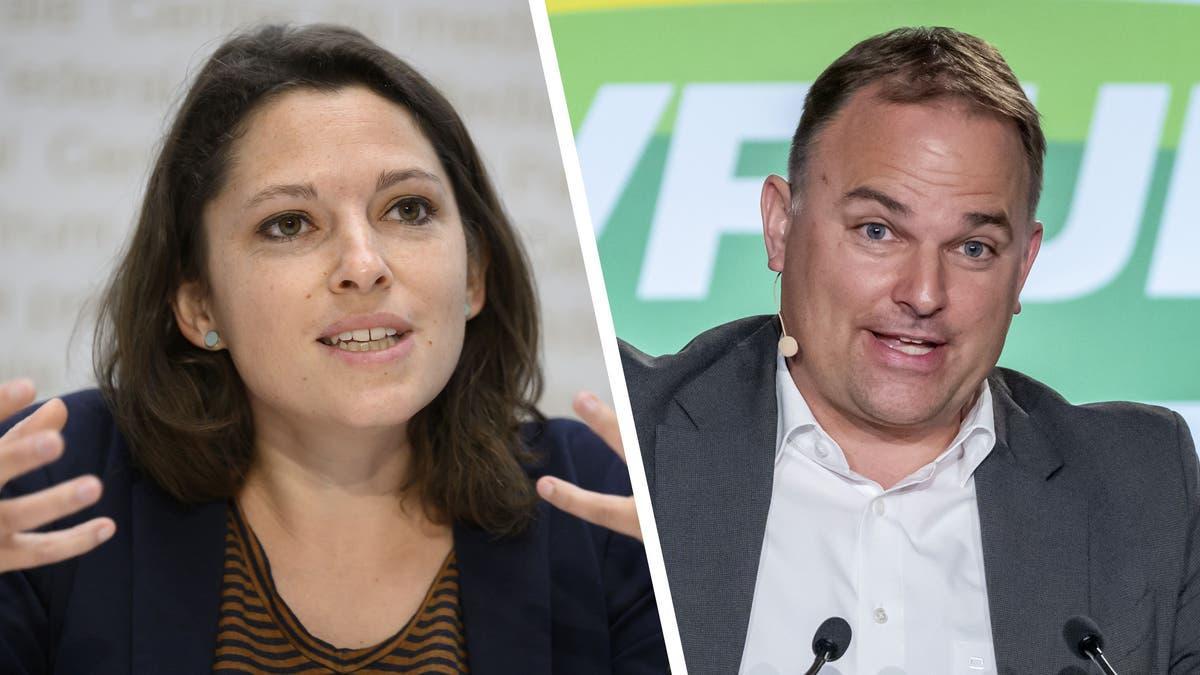 «Männer wie Sie haben über Jahrtausende Frauen zum Schweigen gebracht»: Hier putzt SP-Meyer den SVP-Präsidenten ab badenertagblatt.ch/schweiz/srf-el…