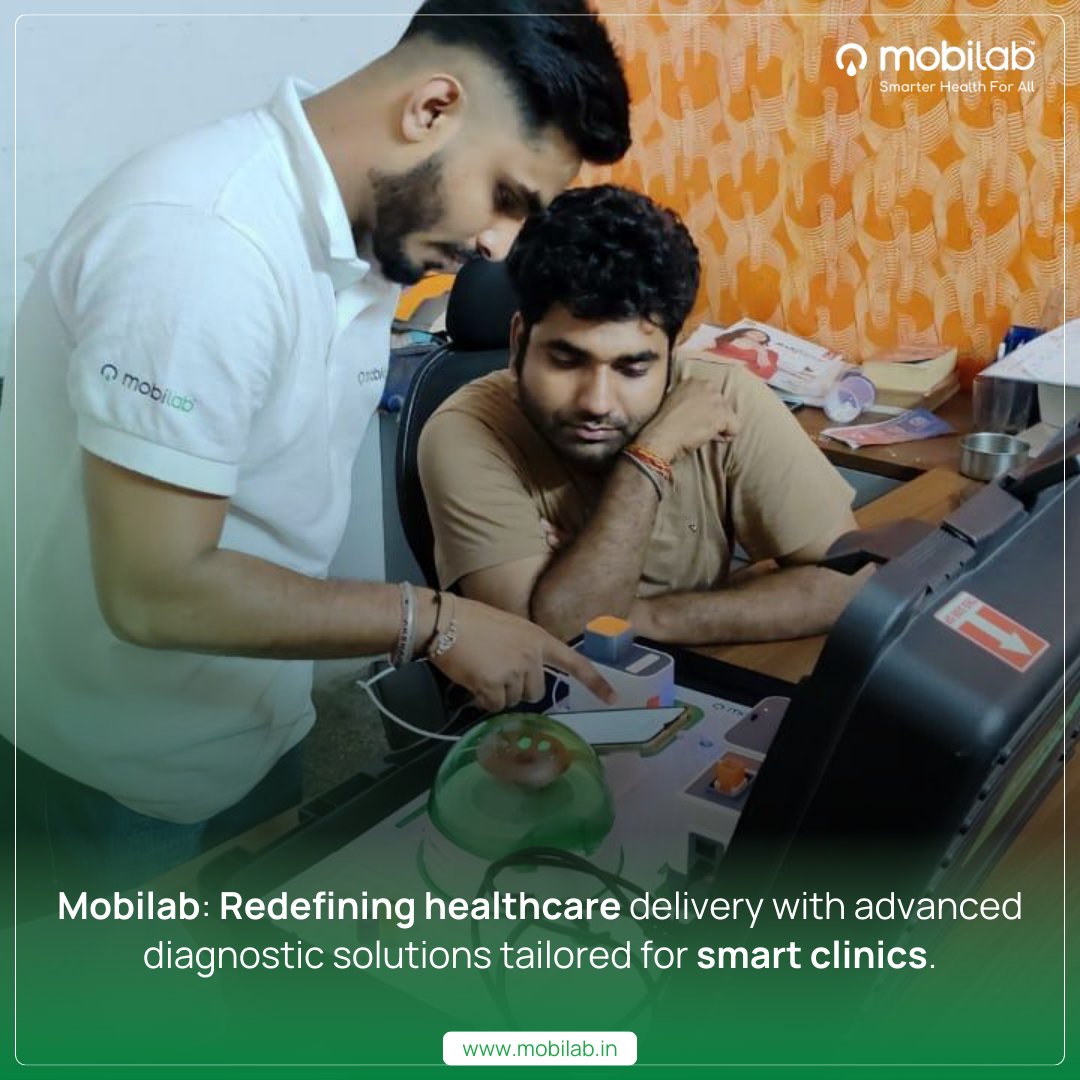 Mobilab: Faster Diagnostics, Better Care!
No more long waits for blood test results! Mobilab delivers reports in just 30 minutes, enabling quicker decisions and better patient care—right at the clinic.

#Mobilab #NextGenDiagnostics #FasterDiagnosis #SmartHealthcare #digitalhealth