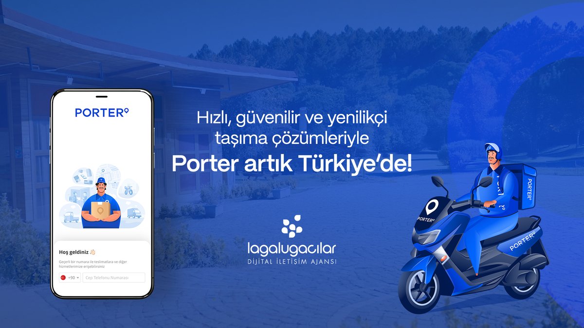 Porter’ın Türkiye pazarına açılma sürecindeki dijital iletişim içerik üretimini üstlenmenin heyecanını yaşıyoruz!

Bu yolculukta Porter’a stratejik içerik planlamasından kreatif üretime kadar her adımda eşlik ediyor, markayı hedef kitlesiyle buluşturmanın gururunu taşıyoruz. 📦