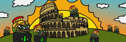 giwaw__'s tweet photo. H85LQHRfCti3Gz1qcPjKQWpKsJHci7d9dPekHxQBpump

$ROME, Republic Of Meme

Rome wasn't built in a day
Fits country meta and bome art vibes https://t.co/hQNyYb5zcL
