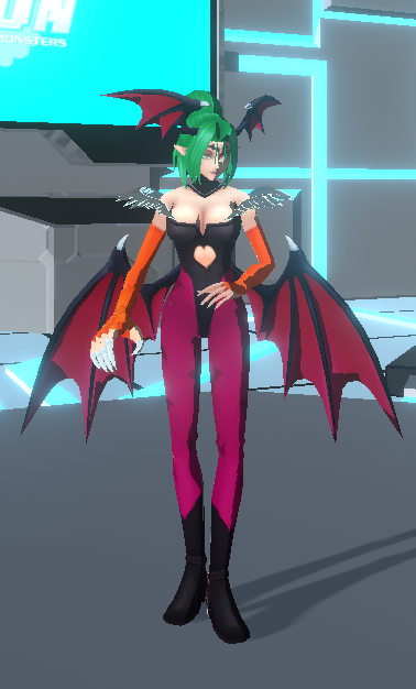 FelixPineiro's tweet image. This remainds me to a Morrigan reference in #projectdigimon