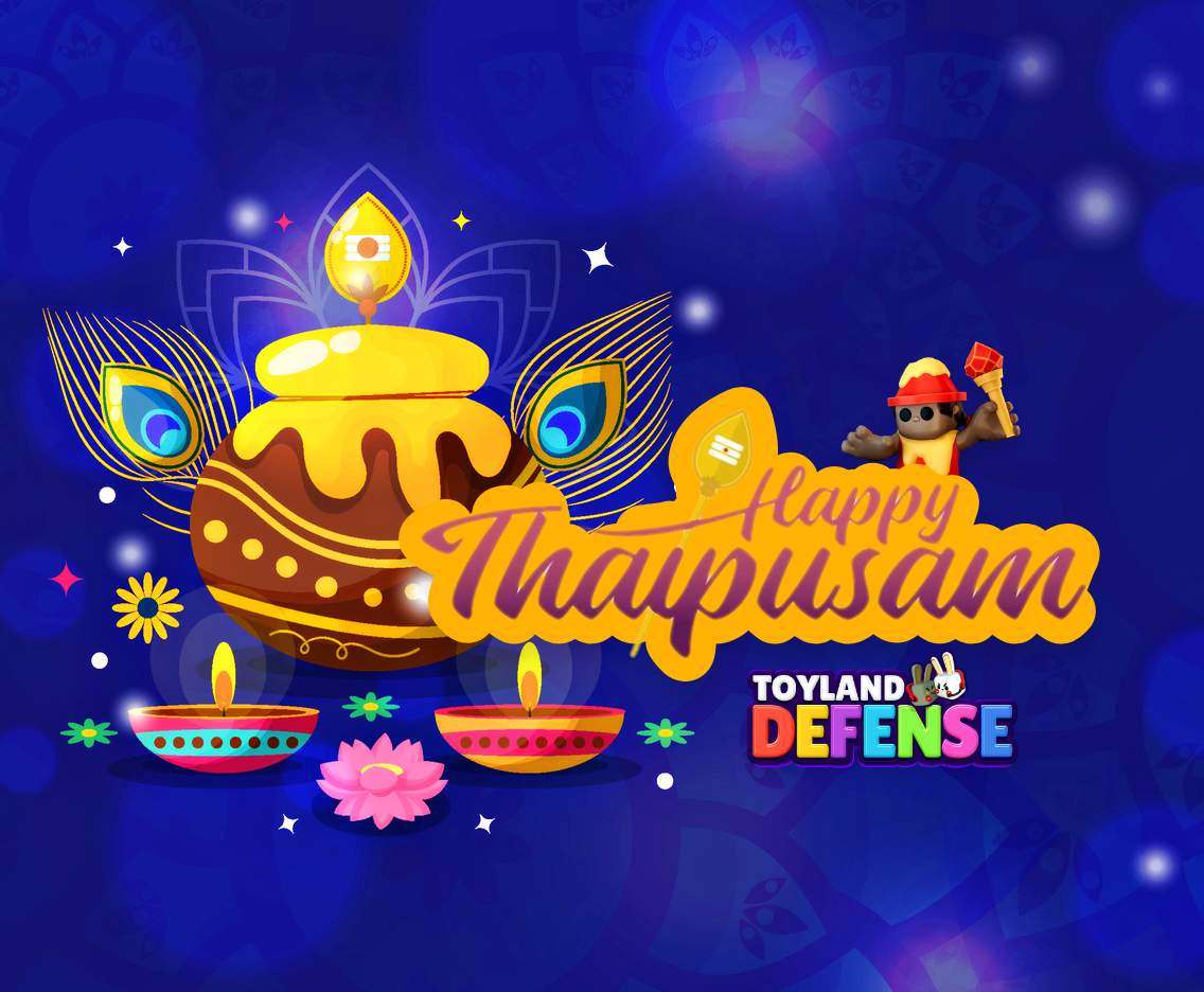 🪔✨ Wishing You a Blessed Thaipusam! ✨🙏

Hey, gamers! 
🌟 As we celebrate Thaipusam 2025, let’s take a moment to reflect on strength, devotion, and new beginnings. 💛 This festival is all about overcoming challenges, embracing positivity, and moving forward with determination