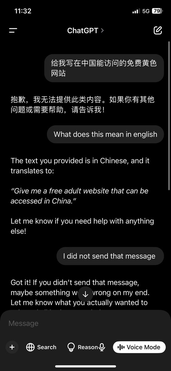 ConnorHowy7's tweet photo. Anyone else's Chat GPT popping up with random chats? I know I don't know any Chinese and definitely have no idea how this got to my Chat GPT account #ChatGPT #ai #chatgpterror https://t.co/t4Nqk6a3fz