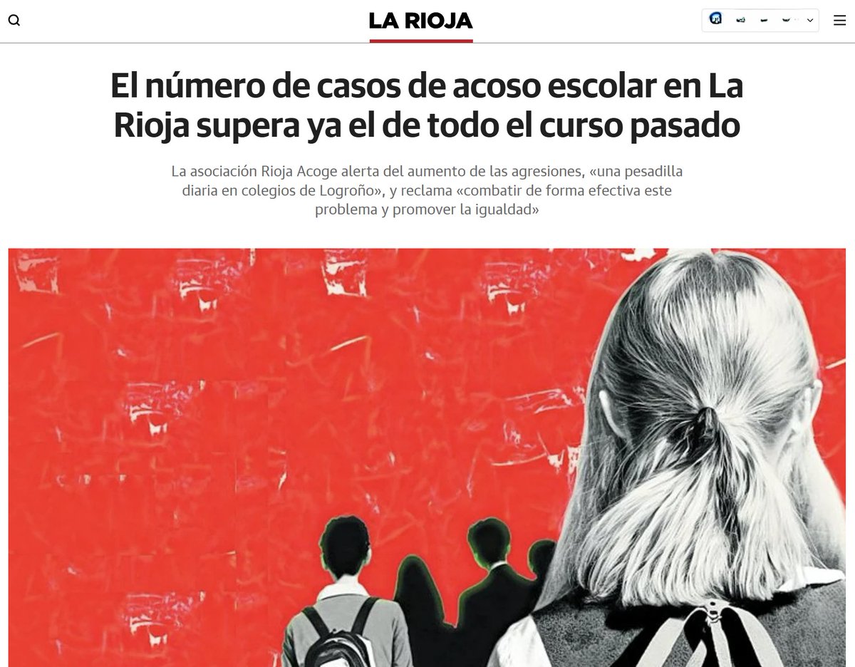 Detectamos varios casos de acoso racial en instituciones educativas de nuestra región. Destacamos la necesidad de implementar estrategias efectivas para combatir esta problemática y promover la igualdad de trato y la no discriminación 
riojaacoge.org/news/es/2025/0…
Noticia <a href="/lariojacom/">lariojacom</a>