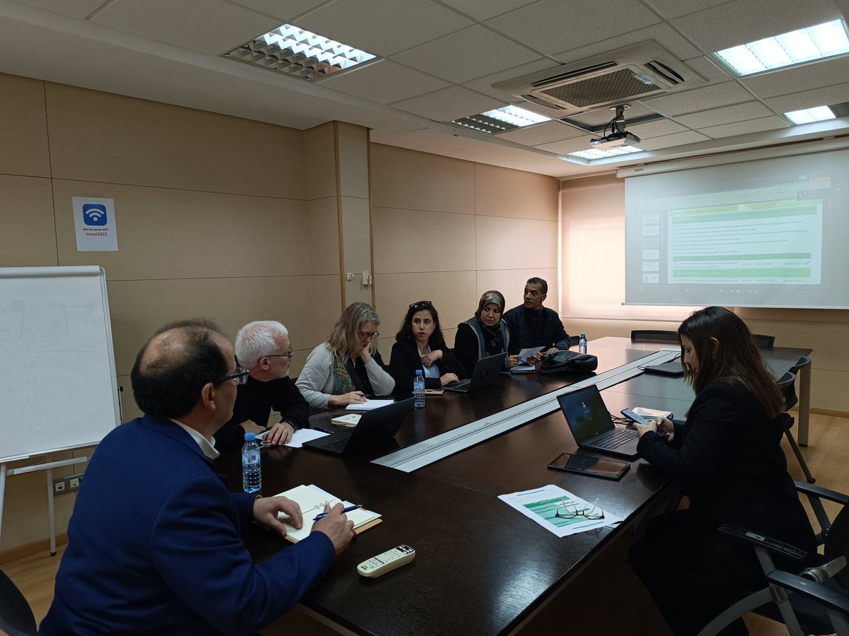 "At the 3rd physical meeting of #SureNexus in Rabat, working in sessions with Director of <a href="/INRAMaroc/">INRA Maroc</a>, <a href="/RachidMRABET2/">Rachid MRABET</a>,  Jordi Morato, <a href="/catunescosost/">UNESCOSOST</a> and <a href="/AlexTsatsou/">Alexandra Tsatsou</a>, <a href="/NtuaSel/">Sanitary Engineering Laboratory NTUA</a>