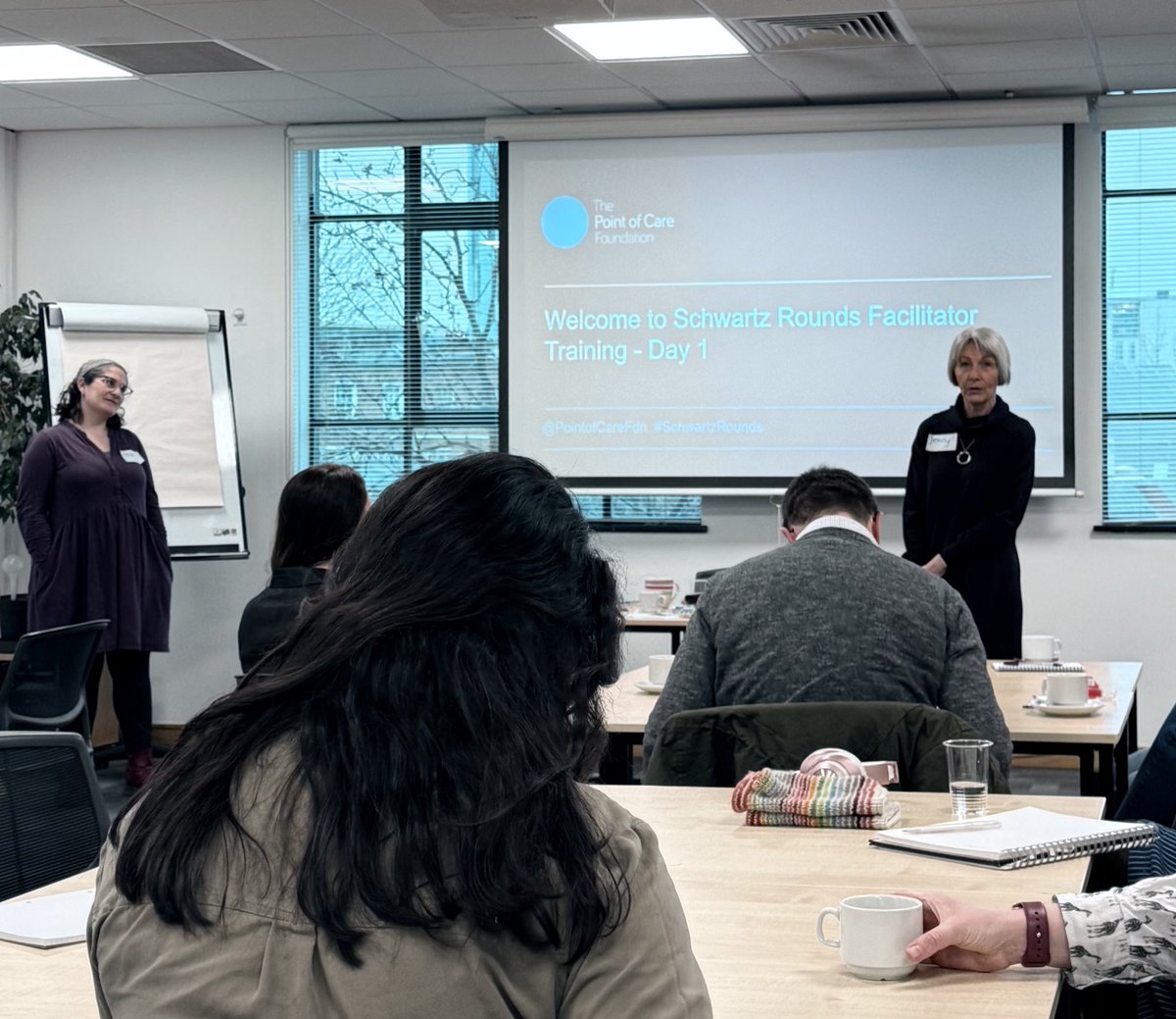 First day of #SchwartzRound Facilitation training