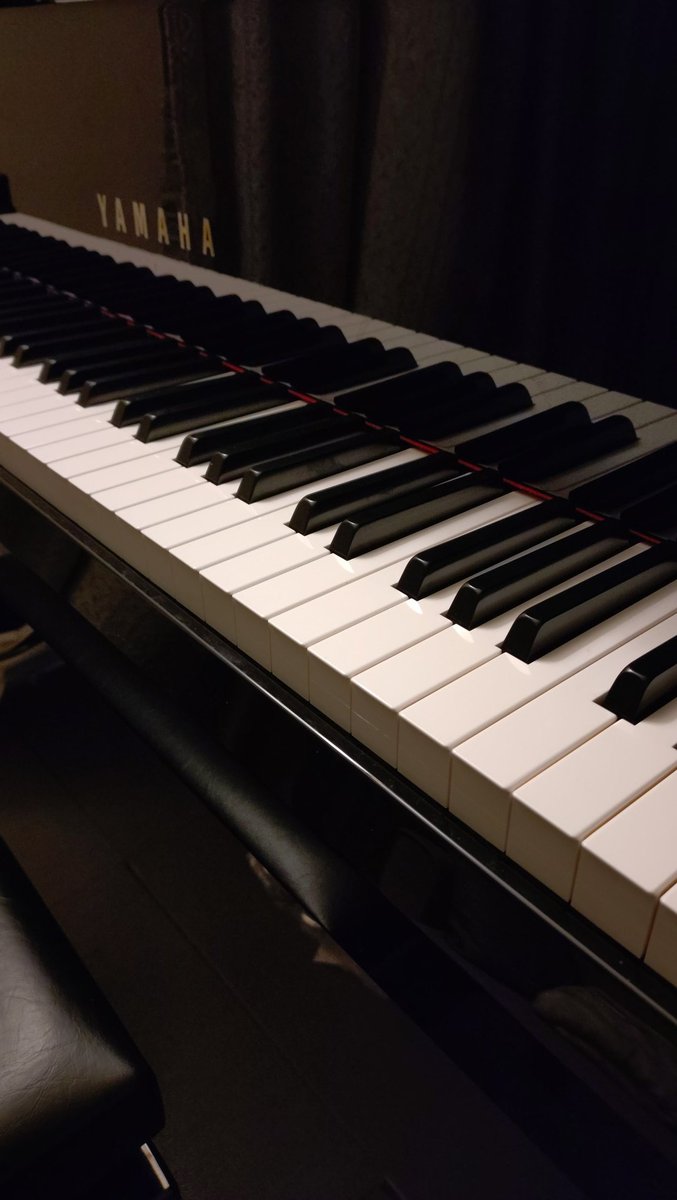 satopu55's tweet photo. 鍵盤はグランドピアノで音は電子というハイブリッドピアノ。アップライトより楽しい気がする。
楽譜を読むのは遅いけど、合唱やっていたときメゾだったからト音記号のドからドまではわりと速め。 https://t.co/QIXlx9QUE1