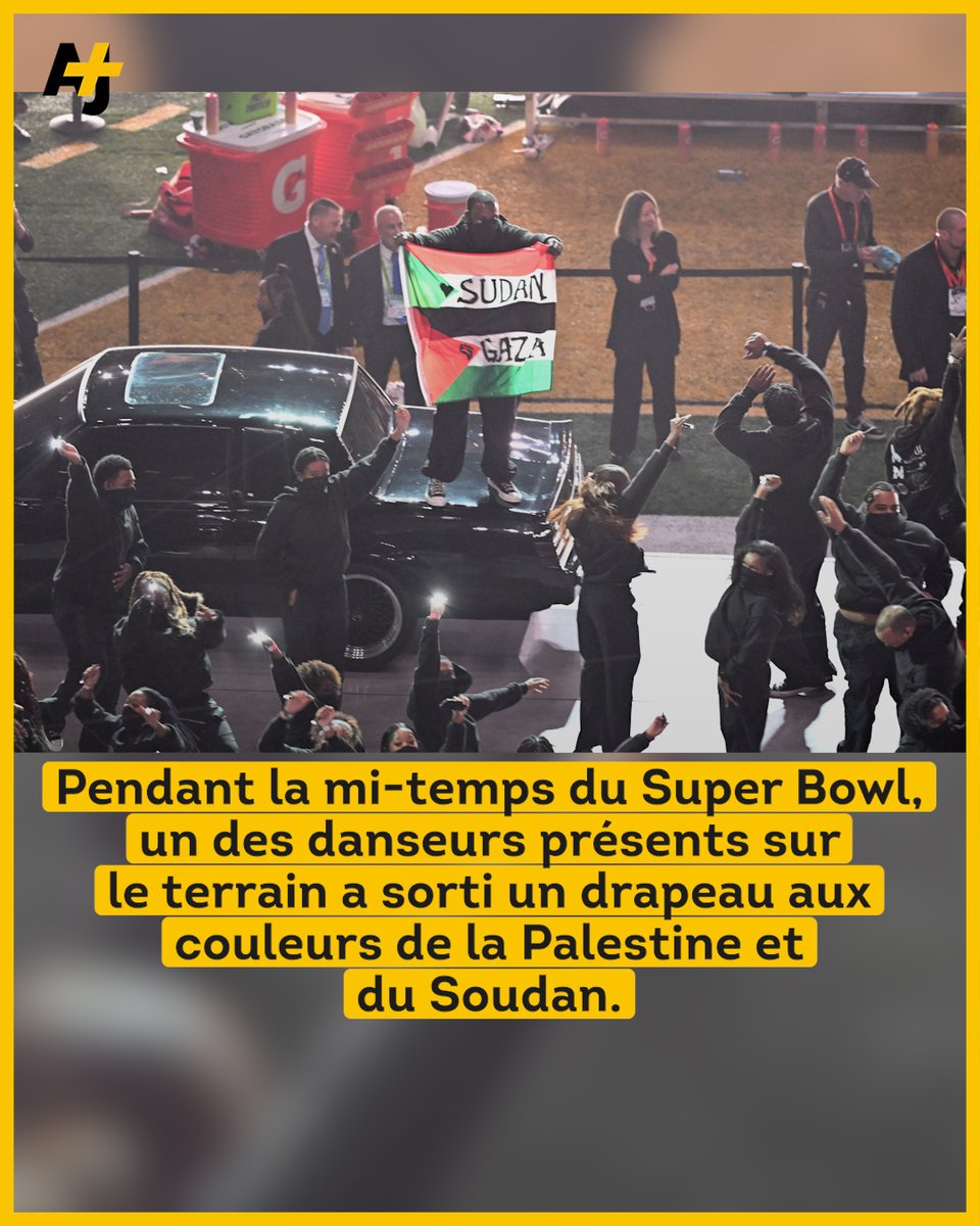 Il sera banni à vie de tous les stades et événements de la NFL. Hier se tenait la 59ème édition du Super Bowl, marquée par un spectacle de Kendrick Lamar à la mi-temps.

Durant son passage, un des 400 membres de la troupe présente sur le terrain a brandi un double drapeau sur