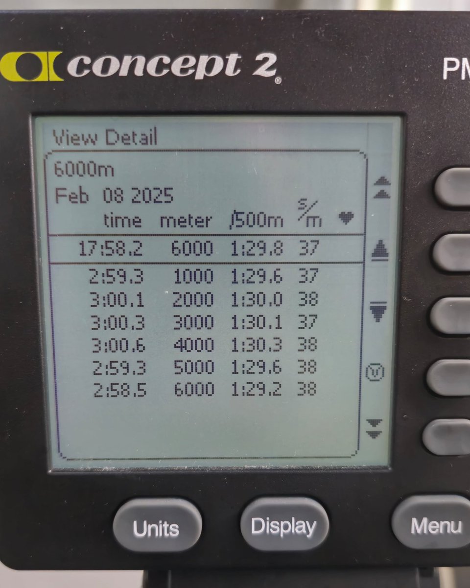 The body hurts, but the mind wins💪 
Martin 
#sinkovicbrothers #rowing #training #ergtest