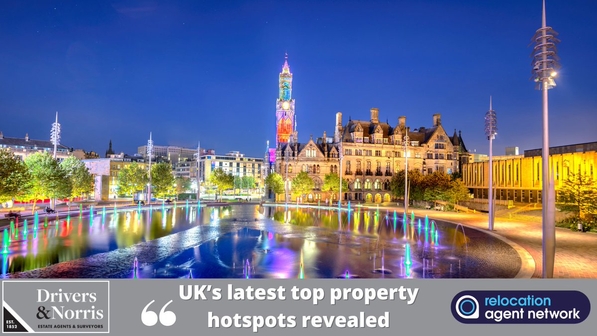 Did you know that, according to <a href="/OnTheMarketCom/">OnTheMarket</a>, Bradford is the top #property🏡hotspot for Q4 2024, as <a href="/propertyr/">Property Reporter</a> notes? More details here👉drivers.co.uk/news/uks-lates…

Looking to relocate? As a <a href="/RelocationAgent/">Relocation Agent Network</a> member, we can help! Get in touch👉drivers.co.uk/contact-us/