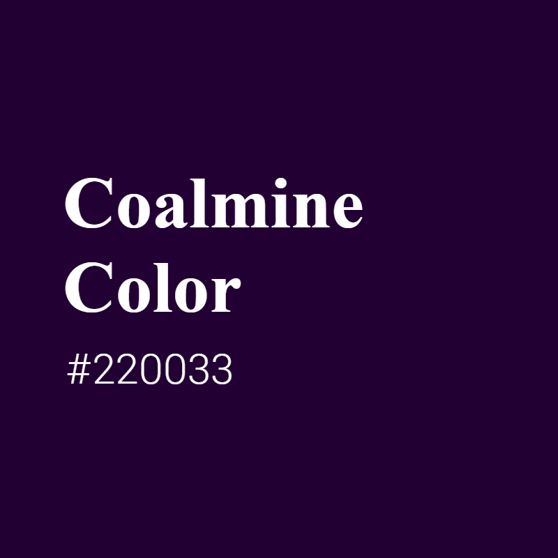 crispedge's tweet image. Coalmine color #220033 A Warm Color with Violet hue! 
 Tag your work with #crispedge 
 crispedge.com/color/220033/ 
 #WarmColor #WarmVioletColor #Violet #Violetcolor #Coalmine #Coalmine #color #colorful #colorlove #colorname #colorinspiration
