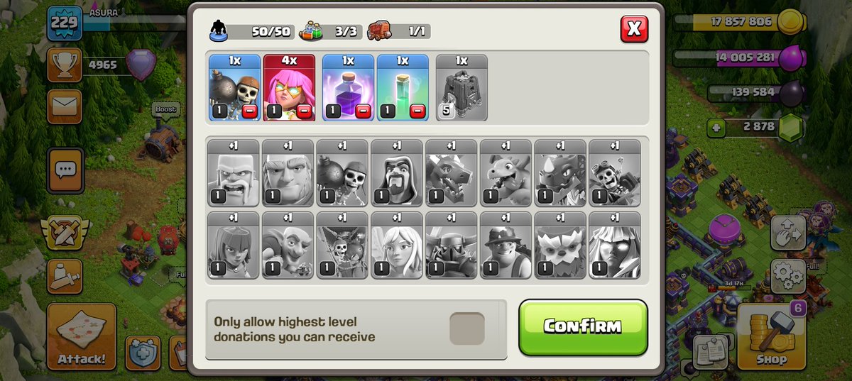RxMarshall's tweet photo. @ClashofClans New bug?
Donation request going out for lvl1 troops, I can assure you I have maximum lvl for research on these https://t.co/KwctVXVeOj