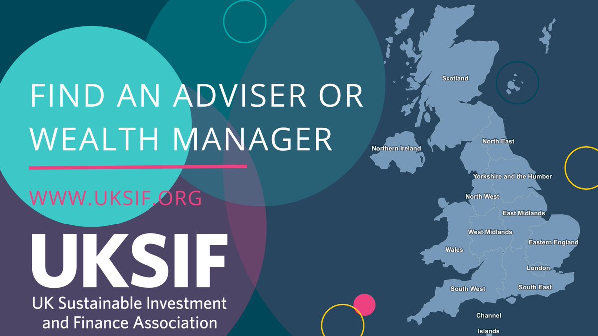 Are you looking for a financial adviser or wealth manager who follows the Financial Advisers' and Wealth Managers' Code of Conduct and is a member of UKSIF? They can help secure your financial future.
Take a look below: uksif.org/findanadviser/