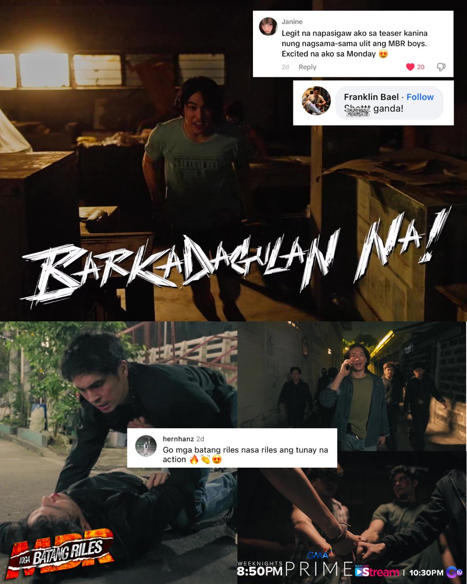 GMADrama's tweet photo. "PAGANDA NA NANG PAGANDA" "NEW CHAPTER!" 🤩🙌  

Paglaya ng #MgaBatangRiles, INAABANGAN na ng taong-bayan! 😍 Maraming salamat po sa inyong suporta at pagmamahal!

Tutukan ang mas tumitinding mga tagpo sa #MgaBatangRiles, 8:50 PM sa GMA Prime! https://t.co/qiuRbsW1zC