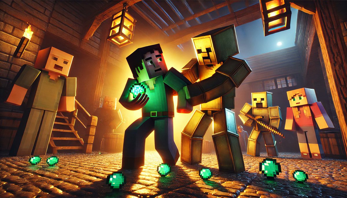 🚨 NOTICIA DE ÚLTIMA HORA 🚨  

Un aldeano ha sido detenido por presunta estafa continuada 🤑  
🔸 Vendía 1 esmeralda por 32 palos  
🔸 Subía los precios sin razón aparente  
🔸 Se negaba a aceptar devoluciones  

Vecinos afirman que es reincidente y que “le han dao con la espada