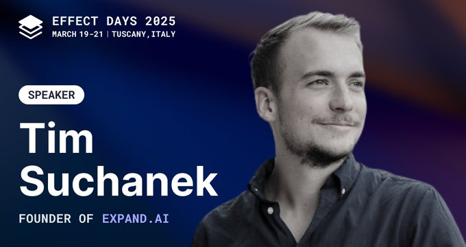 Speaker banner for Tim Suchanek
