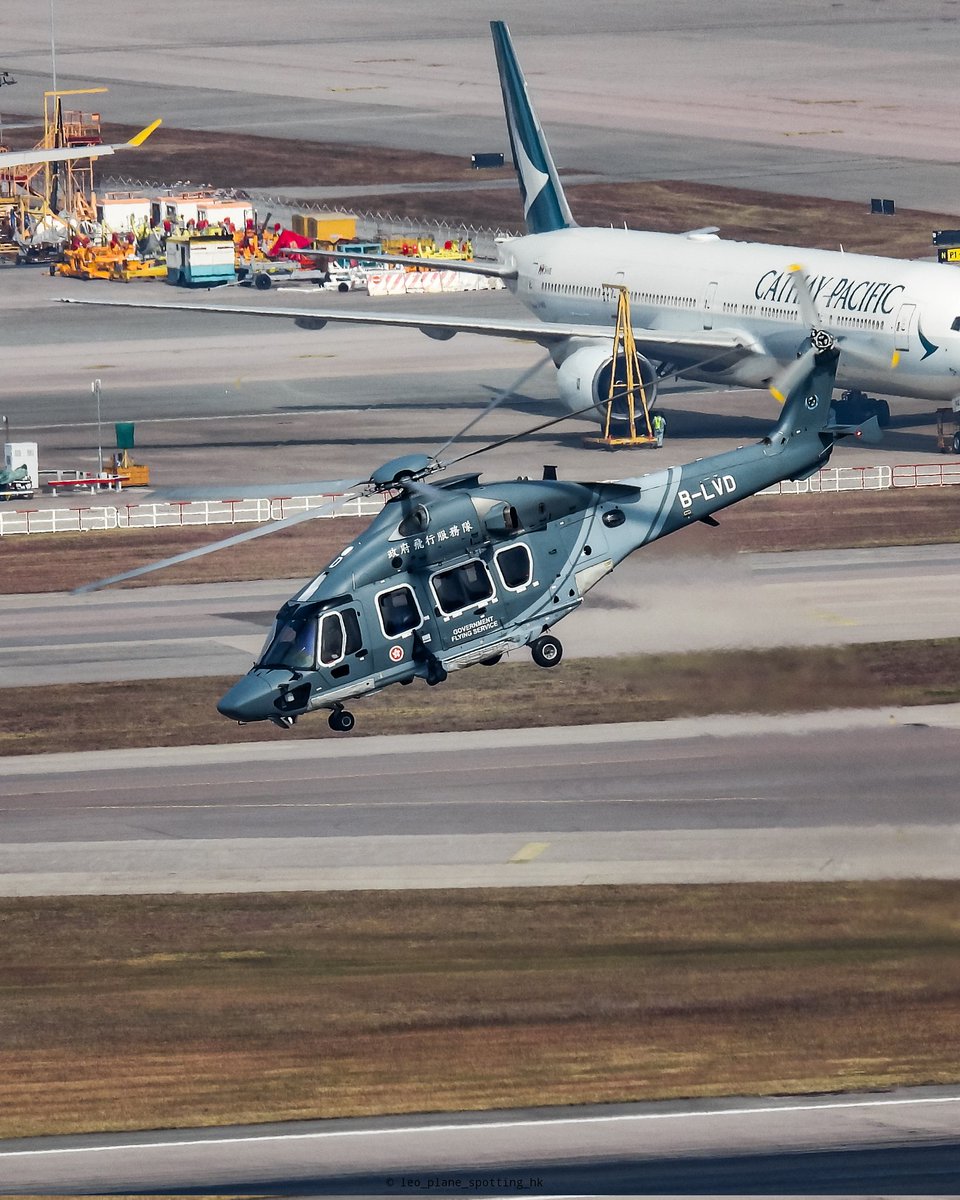 HkPlane's tweet photo. Government Flying Service
政府飛行服務隊 🇭🇰
Aircraft type:
Airbus Helicopters H175 / EC175
Registration:
B-LVD
Status:
Departure from GFS base
Location:
Hong Kong International Airport
#governmentflyingservice #gfs #helicopter #airbushelicopters #h175 #政府飛行服務隊 #直升機 https://t.co/FTk18OYUpL