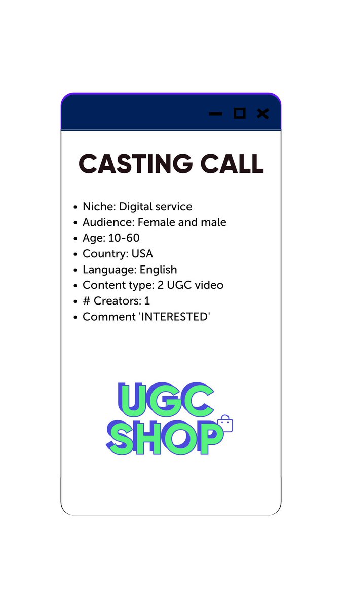 UGC SHOP tweet media
