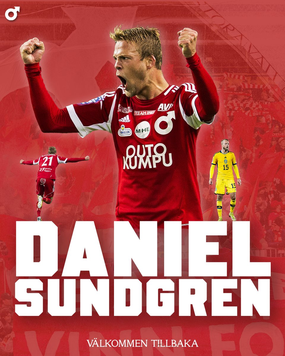 dif_degerfors's tweet photo. Välkommen hem, Daniel Sundgren! ❤️🤍

✍️ Nu står det äntligen klart att Daniel Sundgren vänder hem till Degerfors IF. Föreningen och Daniel är överens om ett avtal som sträcker sig från sommaren 2025 till och med 31 december 2027.

Läs mer: https://t.co/2XWUB5JZnR #degerforsif https://t.co/3qyhkl4E7z