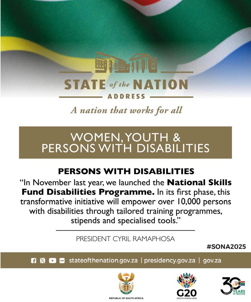 Dept of Women, Youth & Persons with Disabilities tweet media