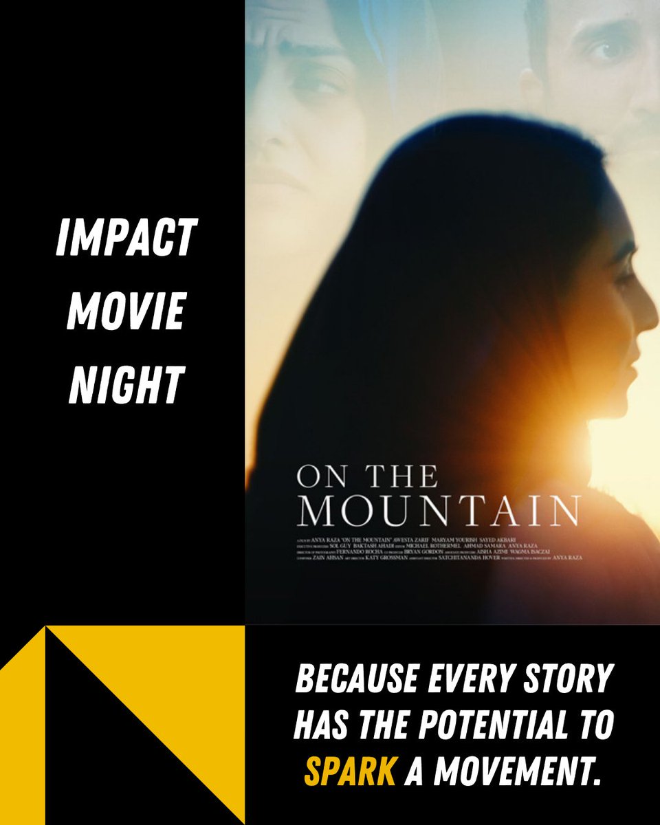 🇦🇫#PicMoMovieNight: ON THE MOUNTAIN.

A poetic drama inspired by true events, this short follows English teacher Rabia Noori who is put to the test when she's forced to choose b/w saving the life she once knew, and protecting those she loves and leaving it all behind.