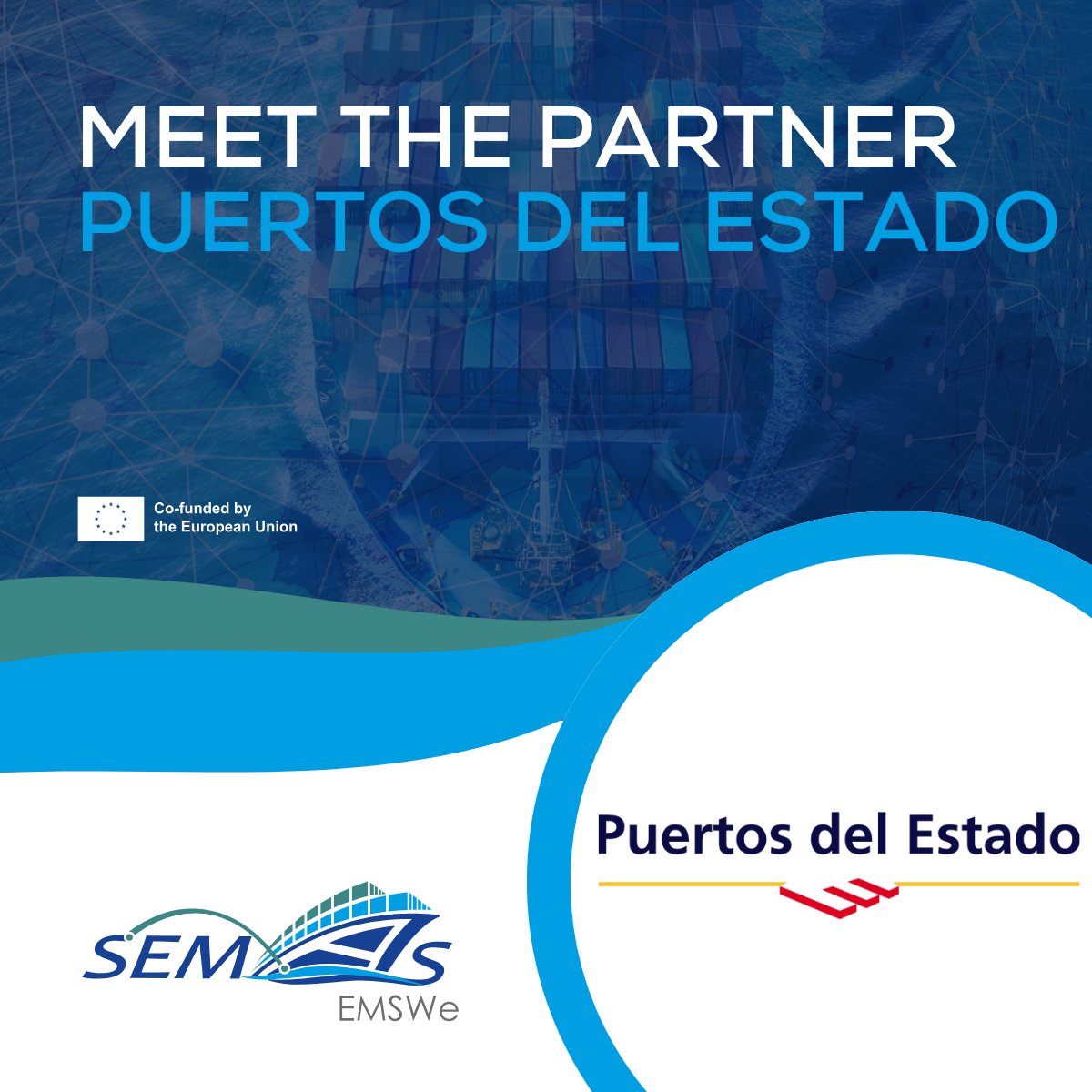 #SEMAS-EMSWe Meet the partner campaign: Puertos del Estado, Spain’s port authority, drives EU 2019/1239 implementation via the National Maritime Single Window. ⚓ #Maritime