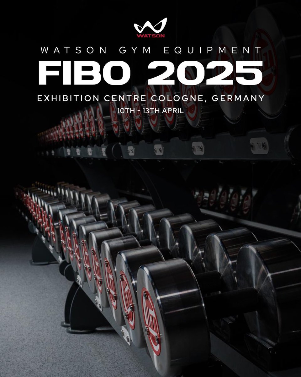 Exciting Announcement!

Watson Gym Equipment is heading to FIBO 2025! Get ready to experience some of the world’s finest gym equipment up close. See you in Cologne! 🇩🇪

#watsongym #investinthebest #watsongymequipment #madeintheuk #cologne #fibo #fibo2025 #germany #gymequipment
