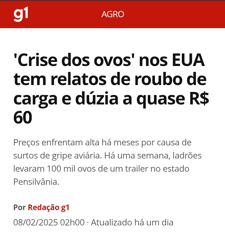 JJSSousa's tweet photo. @LiaDeSousa1 Explica que o aumento não é por conta do governo e sim por conta do surto da gripe aviária que estar tendo por lá. https://t.co/8c7DfljoWU