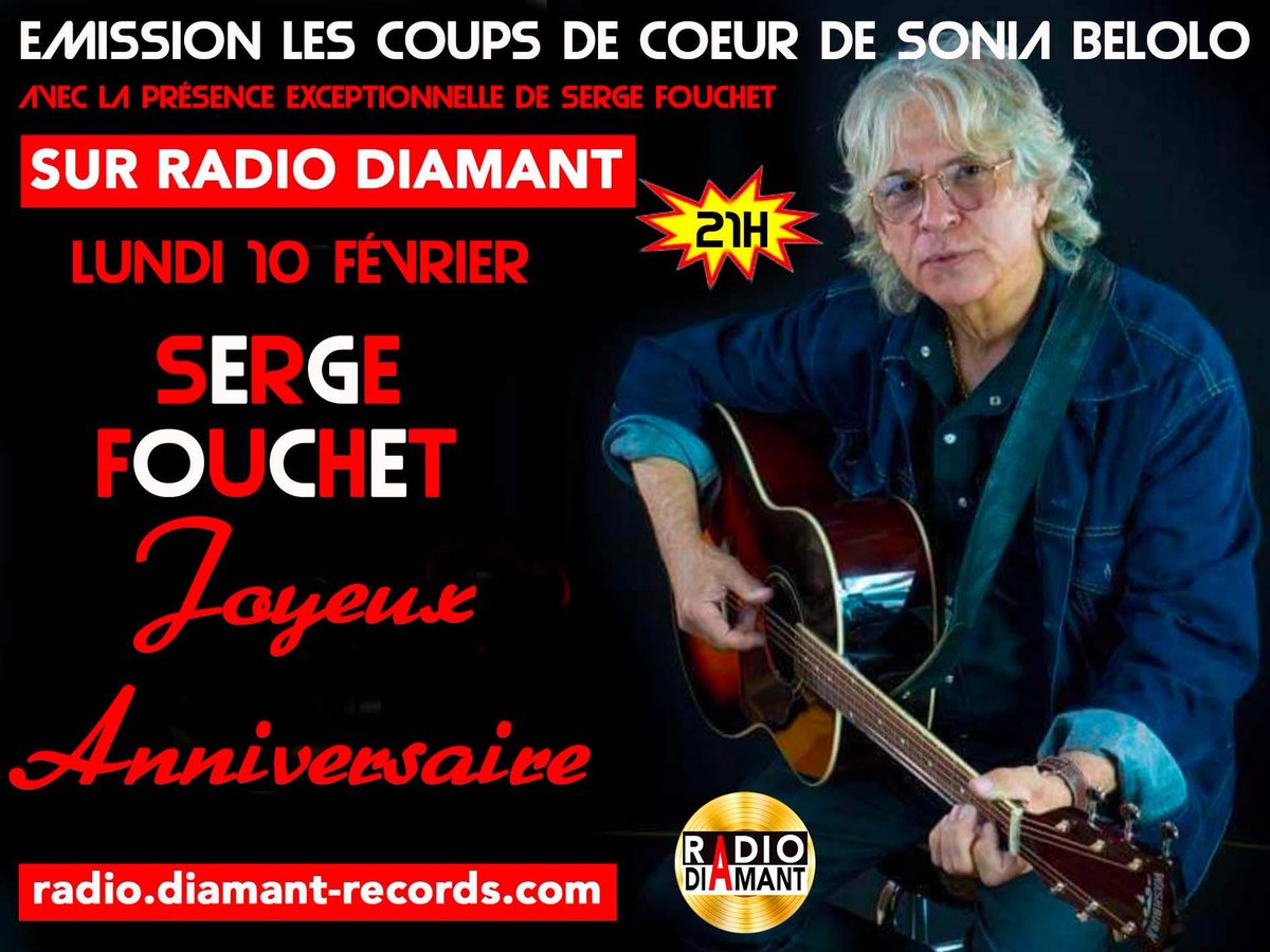 soniabelolo's tweet photo. POUR ÉCOUTER RADIO DIAMANT CLIQUEZ SUR CES LIENS :
https://t.co/t6bgqtC6Do
https://t.co/phylEy7h3k https://t.co/vCBlbm5P9d