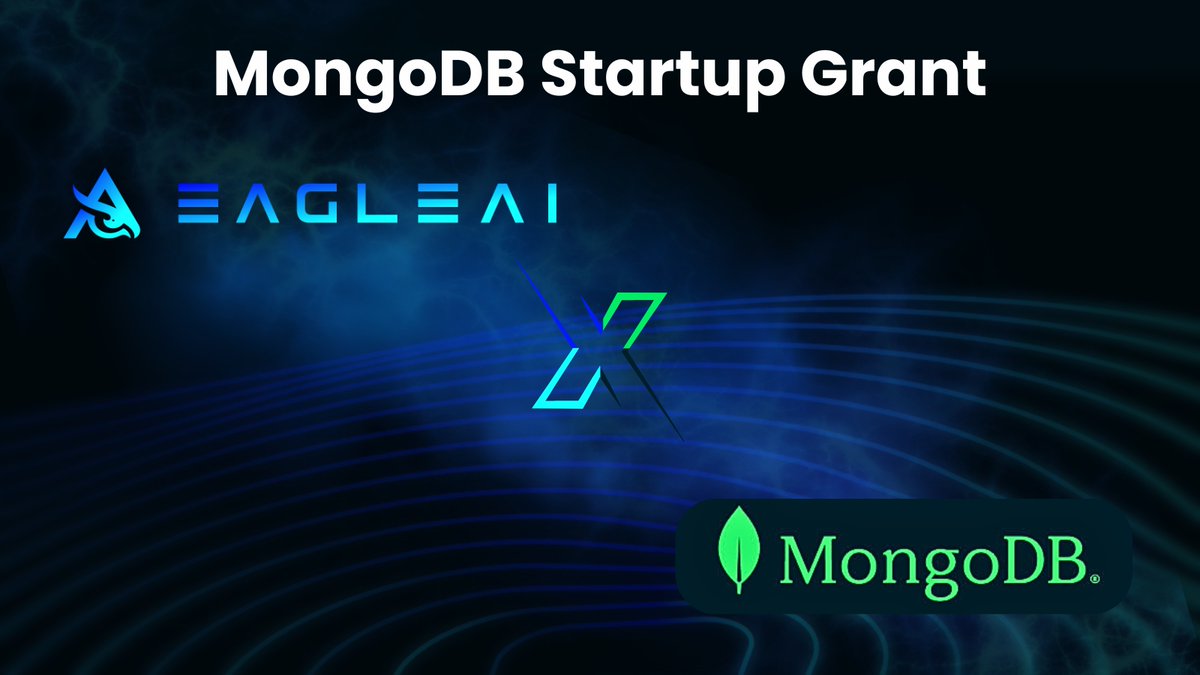 EagleAILabs's tweet image. 𝗘𝗮𝗴𝗹𝗲 𝗔𝗜 𝗟𝗮𝗯𝘀 𝗦𝗲𝗰𝘂𝗿𝗲𝘀 𝗠𝗼𝗻𝗴𝗼𝗗𝗕 𝗦𝘁𝗮𝗿𝘁𝘂𝗽 𝗚𝗿𝗮𝗻𝘁, 𝗝𝗼𝗶𝗻𝗶𝗻𝗴 𝗧𝗲𝗰𝗵 𝗚𝗶𝗮𝗻𝘁𝘀 𝗶𝗻 𝗦𝘂𝗽𝗽𝗼𝗿𝘁𝗶𝗻𝗴 𝗢𝘂𝗿 𝗩𝗶𝘀𝗶𝗼𝗻 🤝

Another major tech company has recognised what we’re building. MongoDB has awarded Eagle AI Labs a startup…