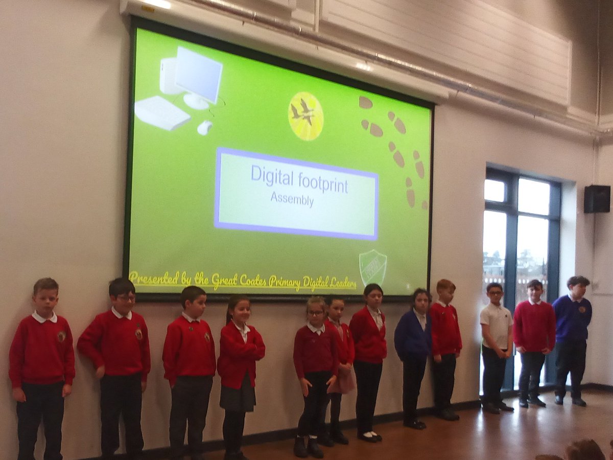 Mrs Cox is extremely proud of her Digital Leaders, as they did a fantastic job delivering their very first assembly to the whole school. #DANCE <a href="/PrimaryGreat/">Great Coates Primary</a>  #GCPComputing