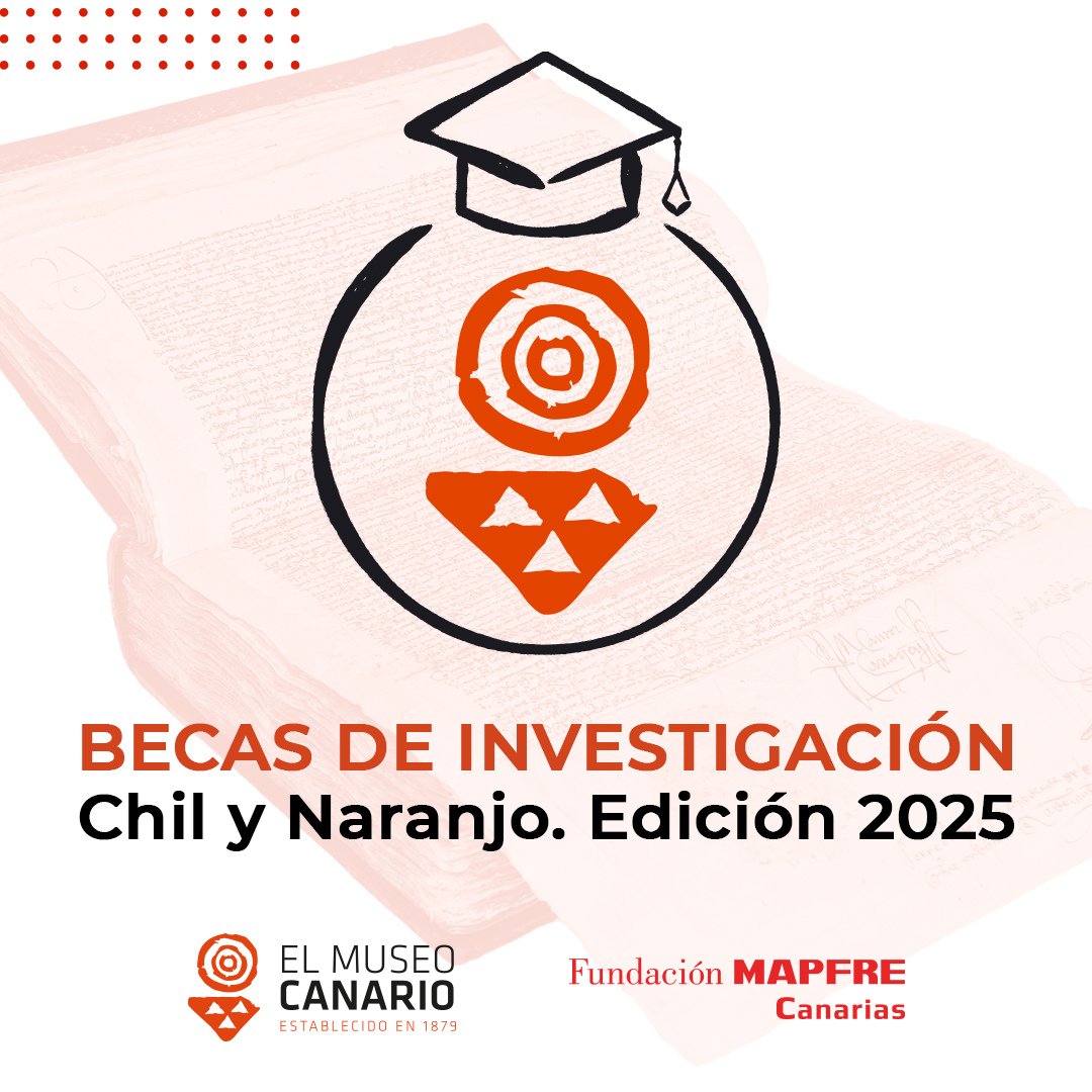 📢 Fundación MAPFRE Canarias y El Museo Canario lanzan las Becas de Investigación Chil y Naranjo 2025. 🏛️
Si tienes titulación universitaria y menos de 30 años, esta es tu oportunidad