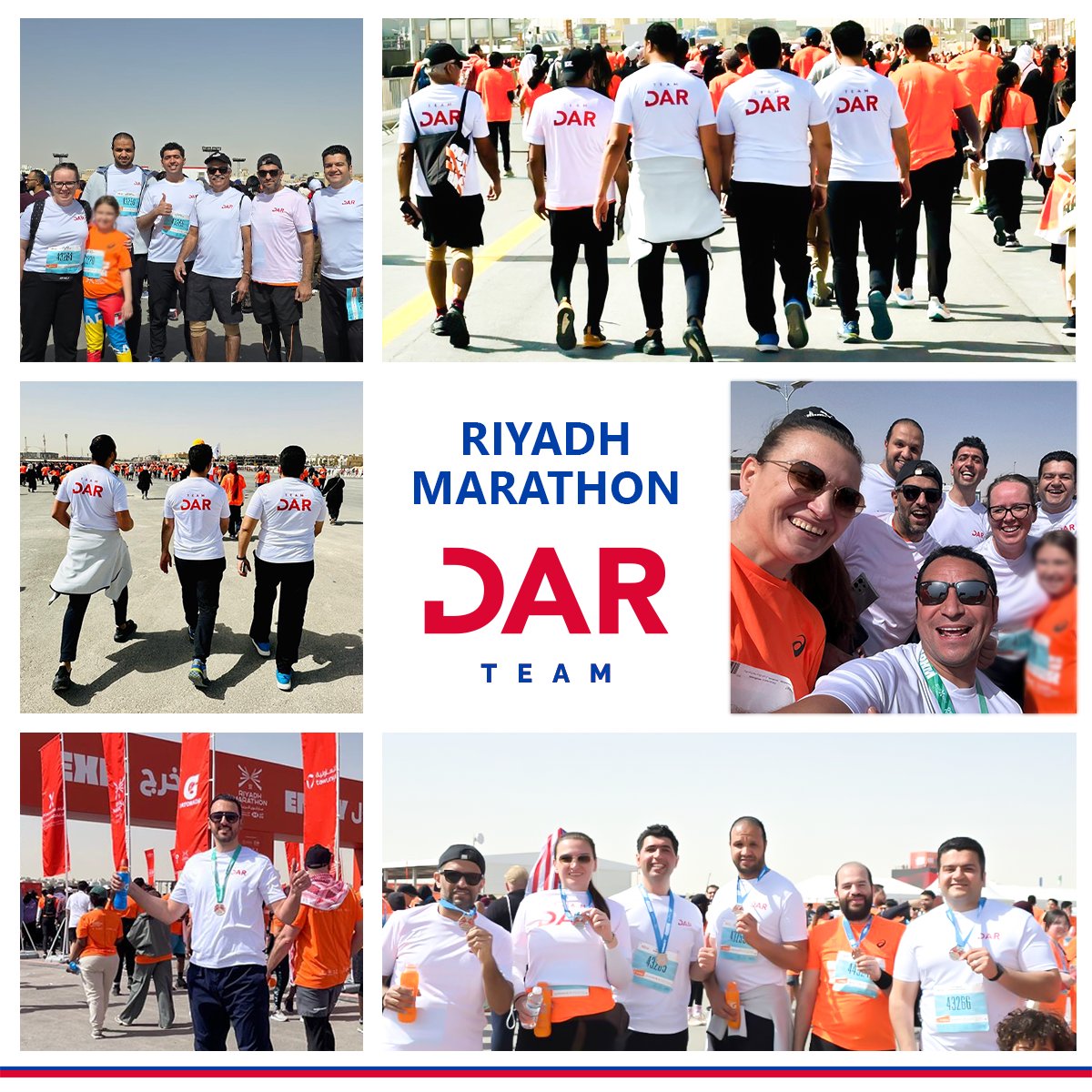 DarEngineering's tweet image. #Photoreport #DARteam at the Riyadh Marathon 2025!

Our team participated in the Riyadh Marathon on 8th February, joining the fun run and connecting with colleagues while engaging in a healthy activity.
See you next year!