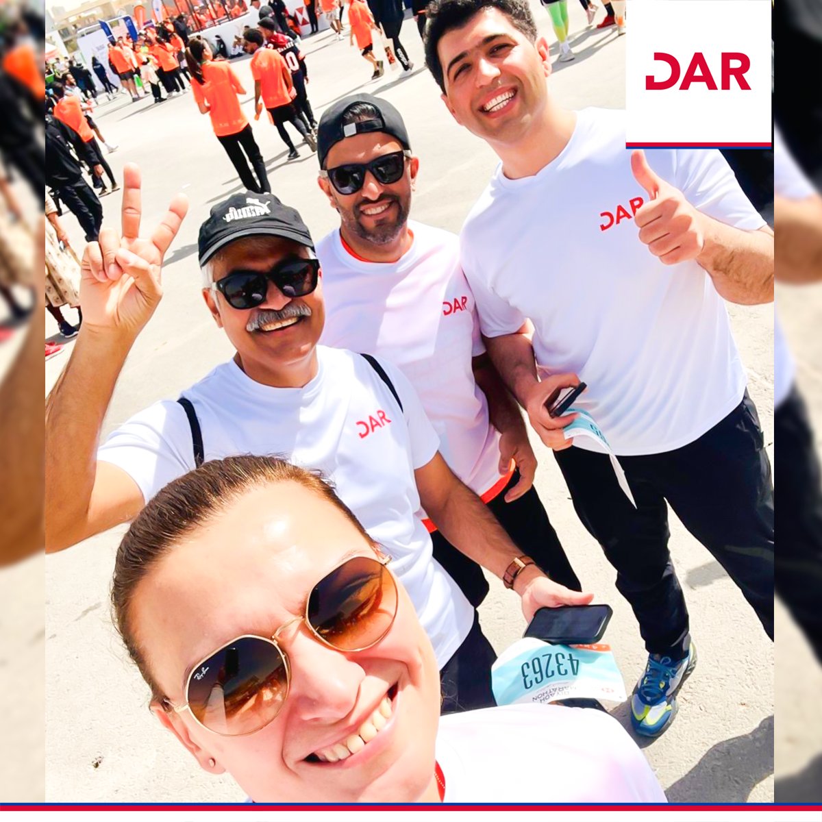 DarEngineering's tweet image. #Photoreport #DARteam at the Riyadh Marathon 2025!

Our team participated in the Riyadh Marathon on 8th February, joining the fun run and connecting with colleagues while engaging in a healthy activity.
See you next year!