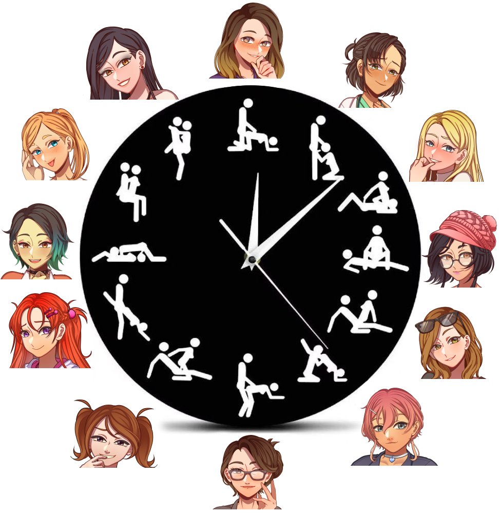 twstuds's tweet image. Oh my, would you look at the time!👀

#sfw #hentai #waifu #eroge #visualnovel #blonde #brunette #redhead